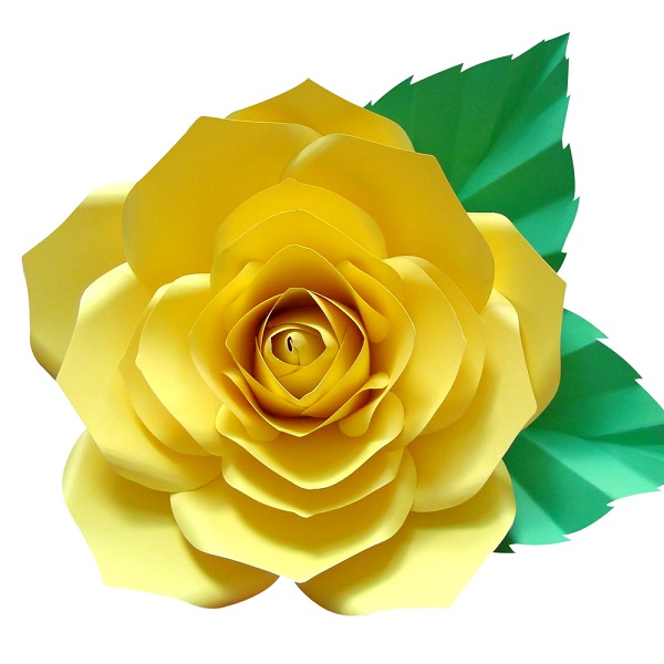 Molde Gratis de Rosas Gigantes 6 2