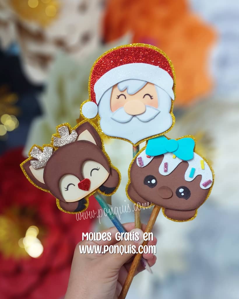 PORTA LAPICES DE NAVIDAD